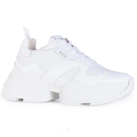 TrashPlanet Billie 920 platform sneakers white 7 - Picture 2 of 12